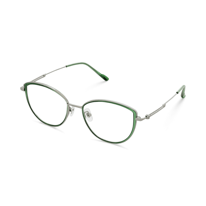 Eydology Livia Clear Green/Light Gun Glasses 5