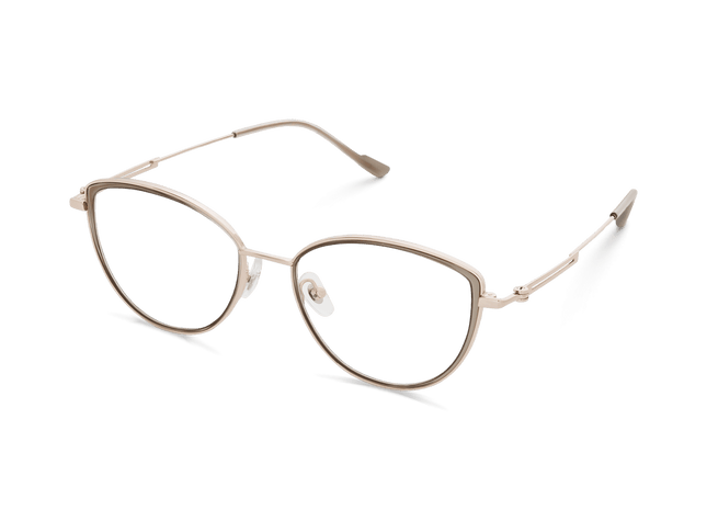 Eydology Livia Clear Grey Brown/Light Gold Glasses 5