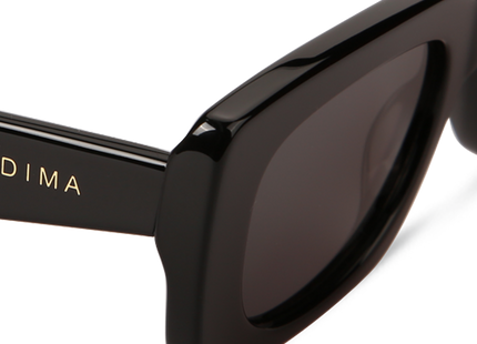 Eydology Lola Black Frame Grey Lens Glasses 4