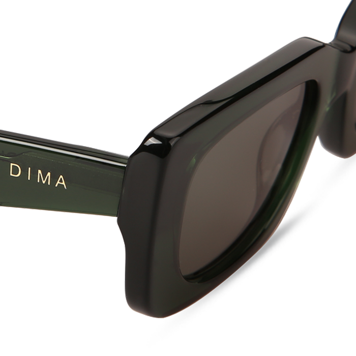 Eydology Lola Crystal Green Frame Green Lens Glasses 4