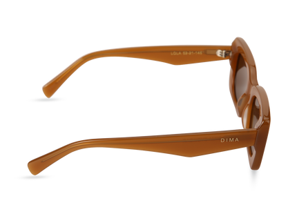 Eydology Lola Honey Frame Brown Lens Glasses 3