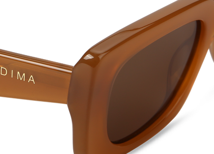 Eydology Lola Honey Frame Brown Lens Glasses 4