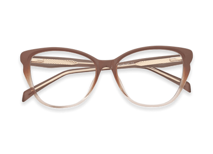 Eydology Lorelei Gradient Reddish Brown Glasses 1