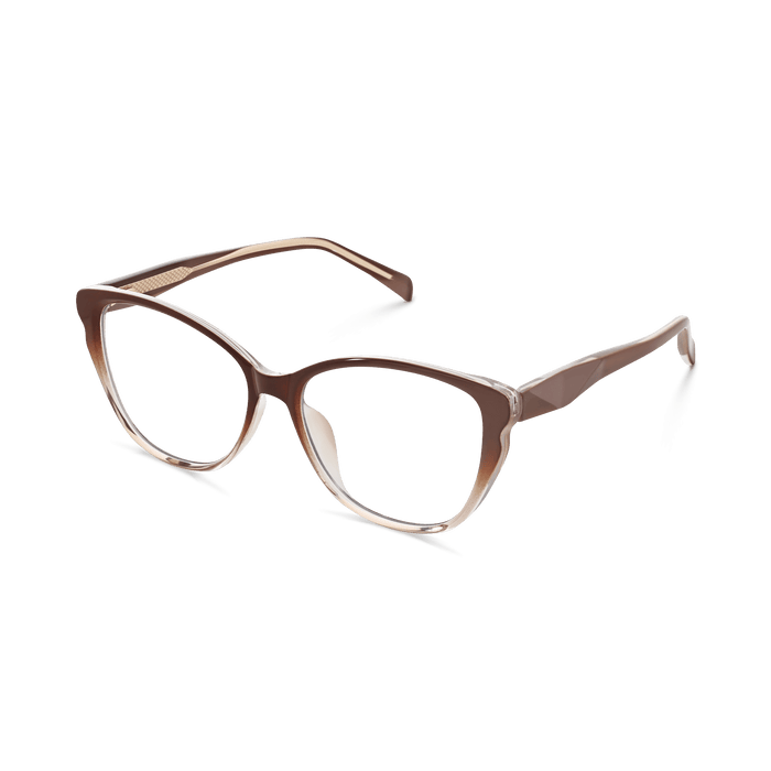 Eydology Lorelei Gradient Reddish Brown Glasses 3
