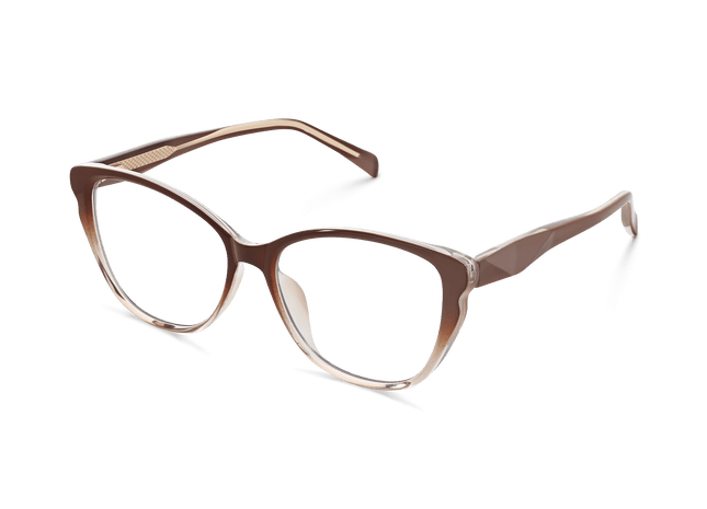 Eydology Lorelei Gradient Reddish Brown Glasses 5