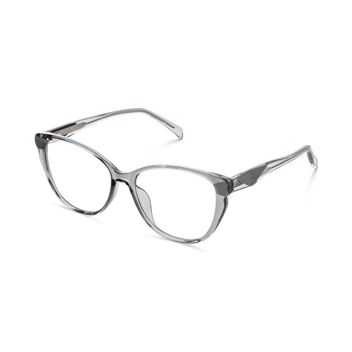 Eydology Lorelei Transparent Grey Glasses 5