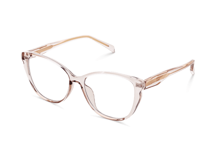 Eydology Lorelei Transparent Pink Glasses 3