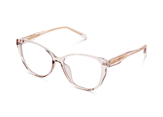 Eydology Lorelei Transparent Pink Glasses 5