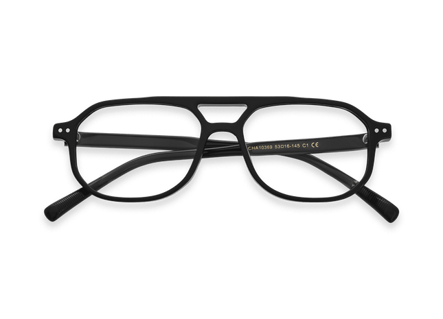 Eydology Lorenzo Black Glasses 1
