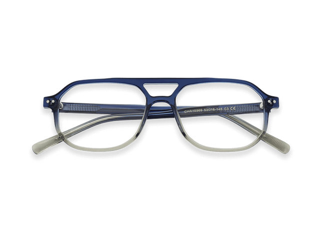 Eydology Lorenzo Gradual Blue Glasses 1