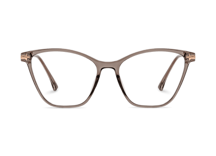 Eydology Louise Transparent Dust Purple Glasses 2