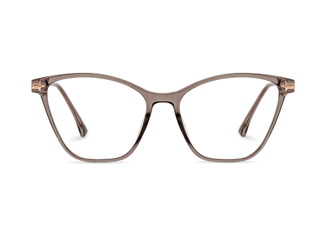 Eydology Louise Transparent Dust Purple Glasses 2