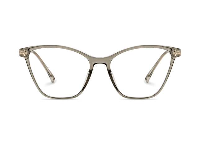 Eydology Louise Transparent Grass Green Glasses 2