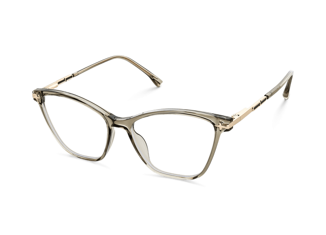 Eydology Louise Transparent Grass Green Glasses 3