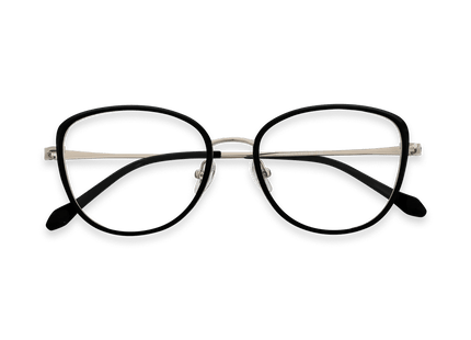 Eydology Luciana Black/Silver Glasses 1
