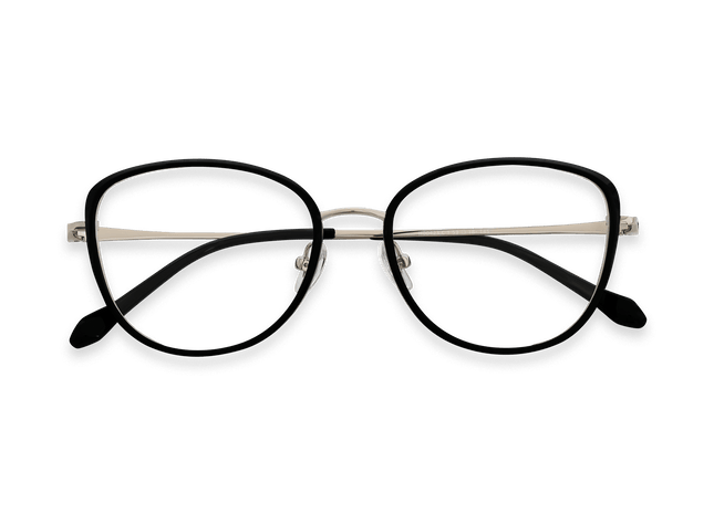 Eydology Luciana Black/Silver Glasses 1