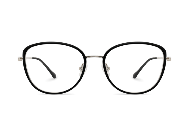 Eydology Luciana Black/Silver Glasses 2