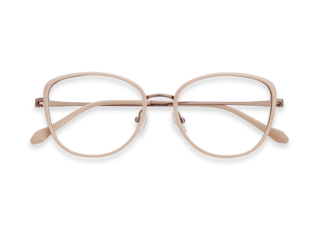 Eydology Luciana Milky Pink Glasses 1