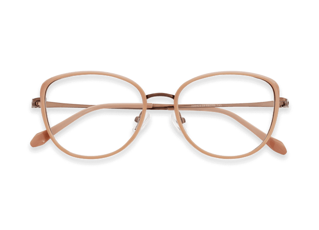 Eydology Luciana Pinkish/Brown Glasses 1