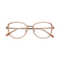 Eydology Luciana Pinkish/Brown Glasses 1