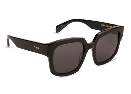 Eydology Luna Black Frame Grey Lens Sunglasses 2