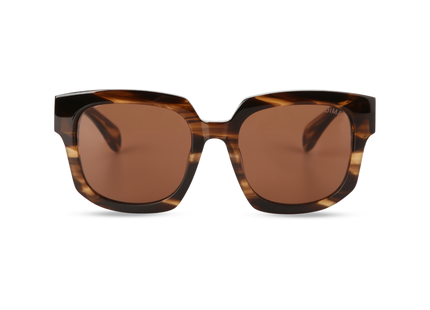 Eydology Luna Brown Tortoise Frame Brown Lens Sunglasses 1