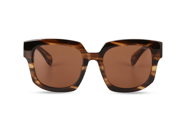 Eydology Luna Brown Tortoise Frame Brown Lens Sunglasses 1