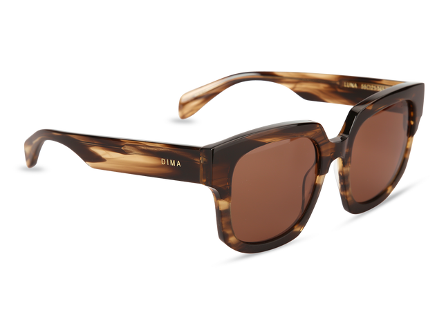 Eydology Luna Brown Tortoise Frame Brown Lens Sunglasses 2