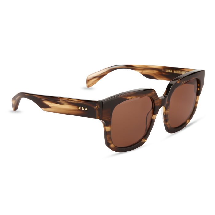 Eydology Luna Brown Tortoise Frame Brown Lens Sunglasses 2