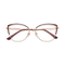 Eydology Lyanna Red Rose Gold Glasses 1