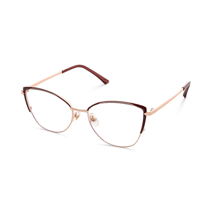 Eydology Lyanna Red Rose Gold Glasses 5