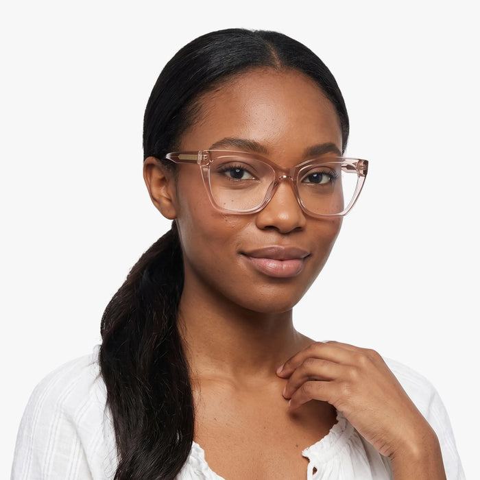 Eydology Maddox Gradient Pink Glasses 3