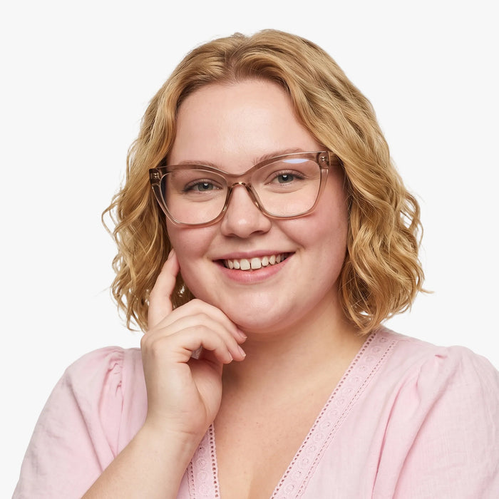 Eydology Maddox Light Brown Glasses 3