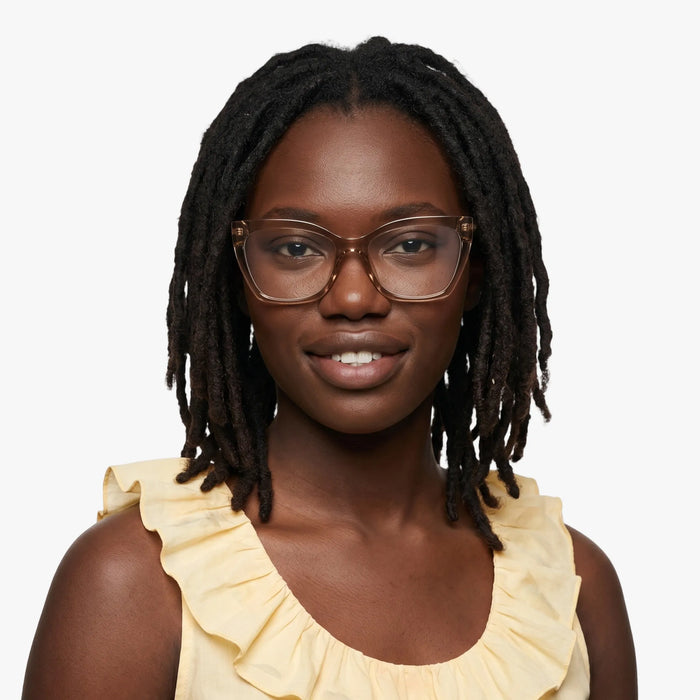 Eydology Maddox Light Brown Glasses 4