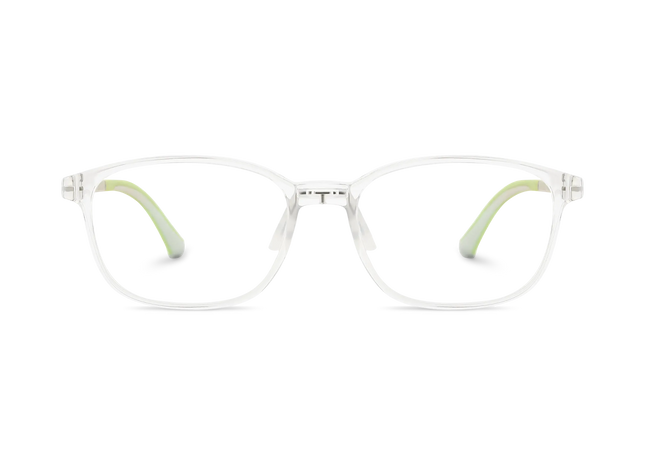 Eydology Maira Green Square Kids Glasses 2