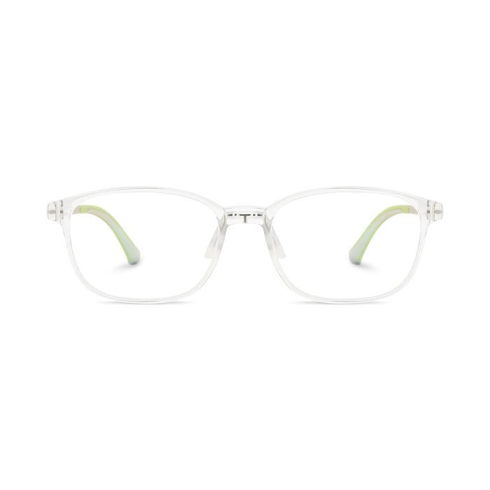Eydology Maira Green Square Kids Glasses 2
