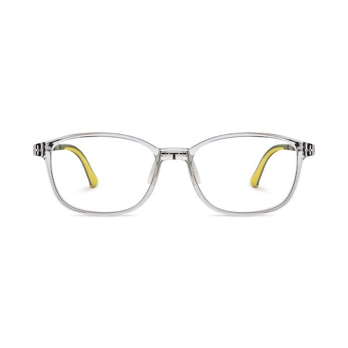 Eydology Maira Grey Square Kids Glasses 2