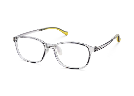 Eydology Maira Grey Square Kids Glasses 3