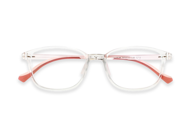 Eydology Maira Pink Square Kids Glasses 1