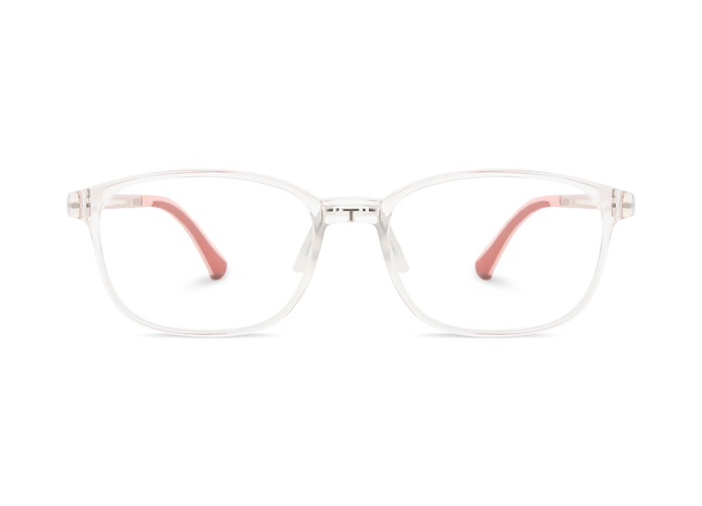 Eydology Maira Pink Square Kids Glasses 2