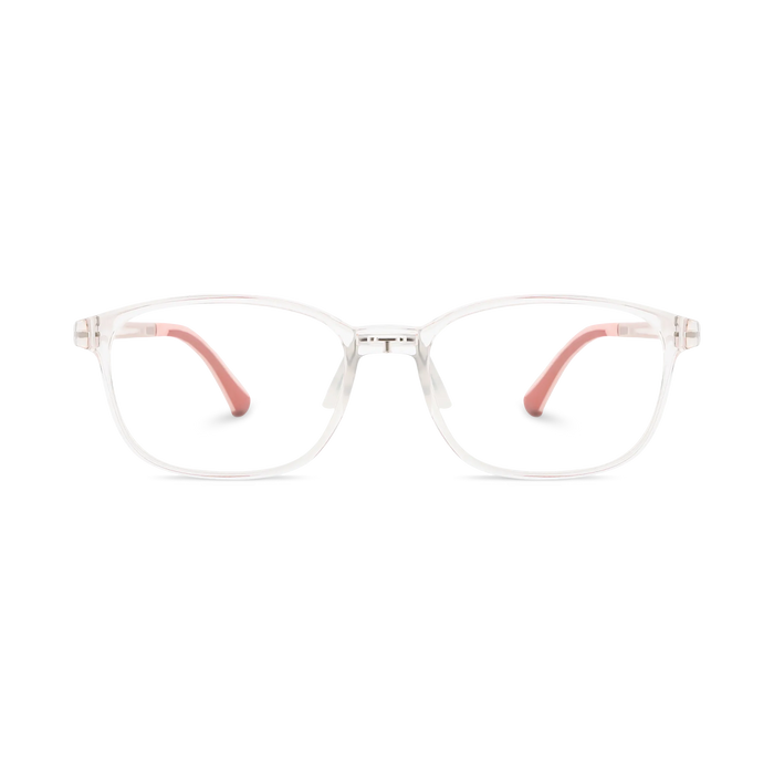 Eydology Maira Pink Square Kids Glasses 2