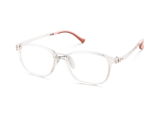 Eydology Maira Pink Square Kids Glasses 3