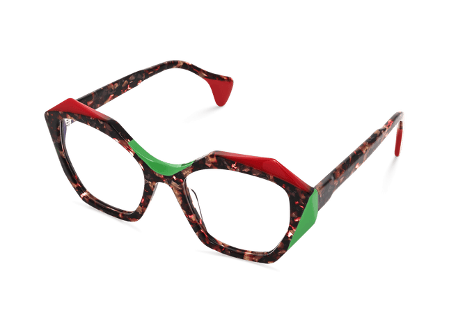 Eydology Makai Floweral Tortoise Glasses 2