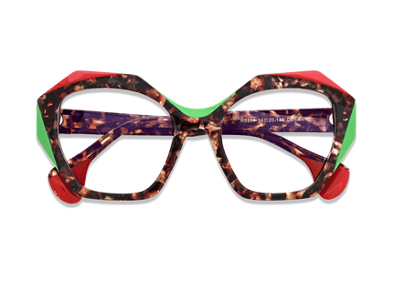 Eydology Makai Floweral Tortoise Glasses 3