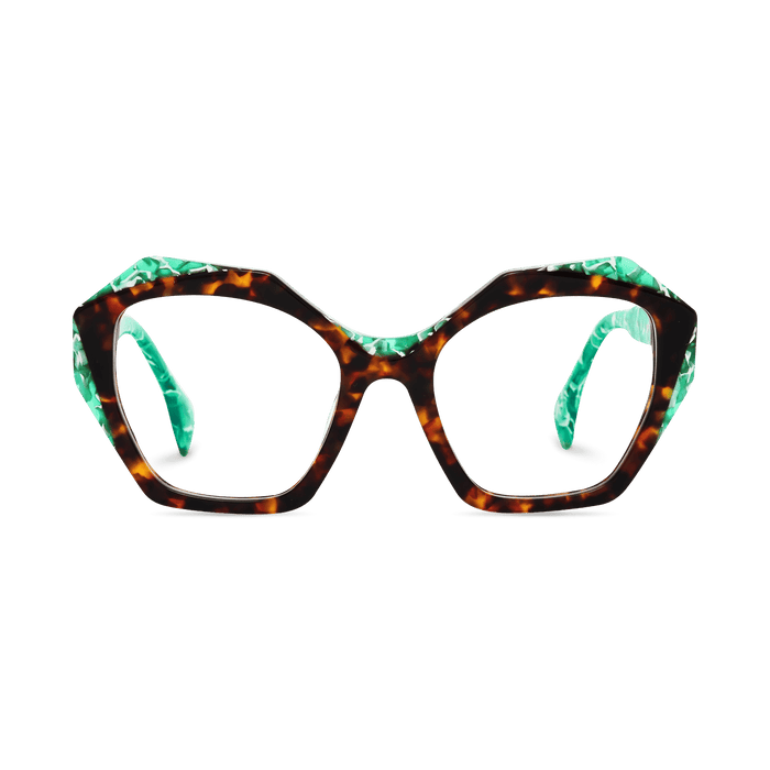 Eydology Makai Green Tortoise Glasses 1