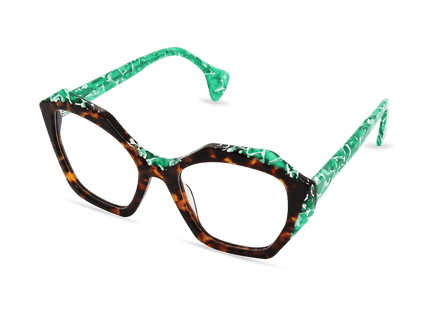 Eydology Makai Green Tortoise Glasses 2