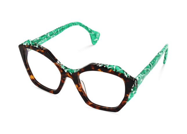 Eydology Makai Green Tortoise Glasses 2