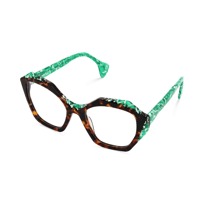 Eydology Makai Green Tortoise Glasses 2