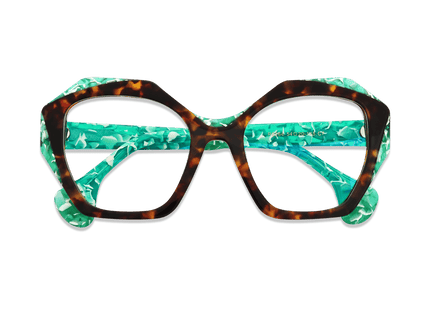 Eydology Makai Green Tortoise Glasses 3