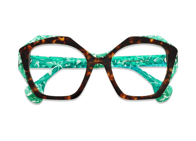 Eydology Makai Green Tortoise Glasses 3